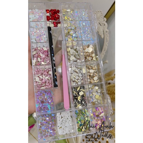 Khay đá chân bằng mix 1000v - Được chọn màu &amp;mẫu MaiAnhNails