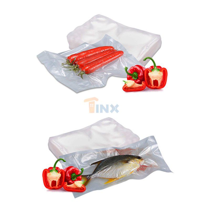 1kg Túi hút chân không PA 2 mặt trơn, 1 mặt nhám 1 mặt trơn