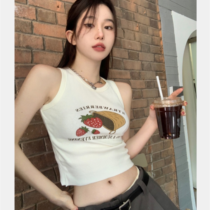 Áo Sát Nách Hoạ Tiết In Thời Trang Mùa Hè Thoáng Mát