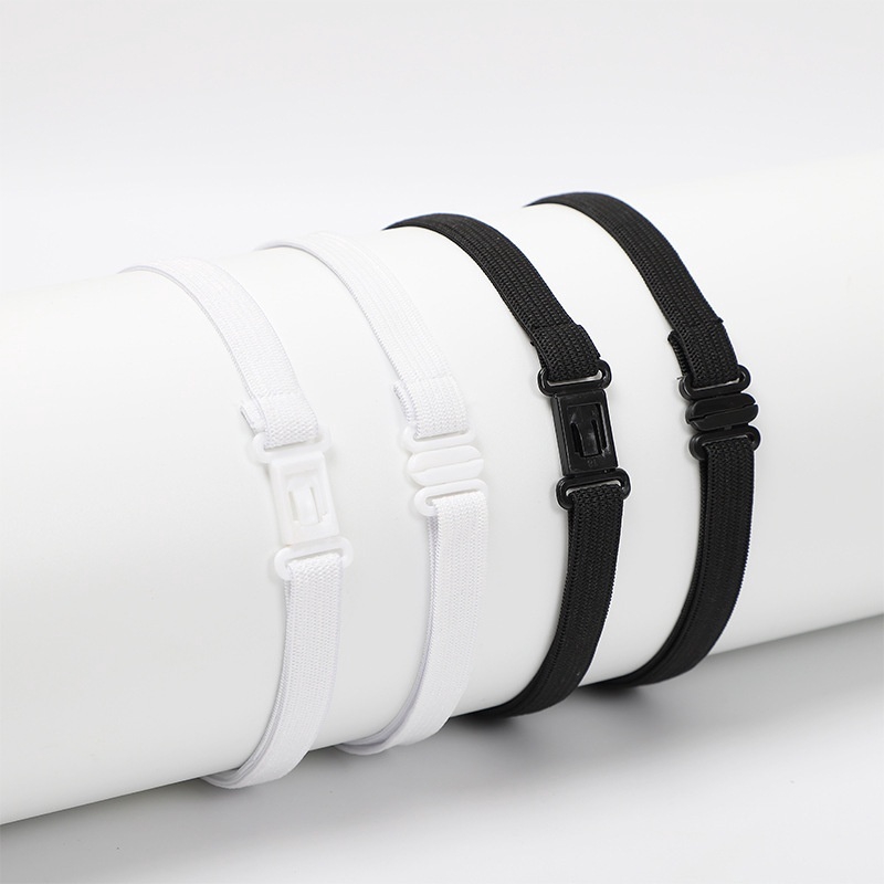 Set 2 dây điều chỉnh cà vạt co giãn tự làm kích thước 53*1.2cm