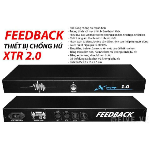 { NGHỆ SĨ ĐƯỜNG PHỐ }Thiết Bị Chống Hú Micro Karaoke Feedback XTR 2.0- Hát Cực Hay, Không Bể Tiếng