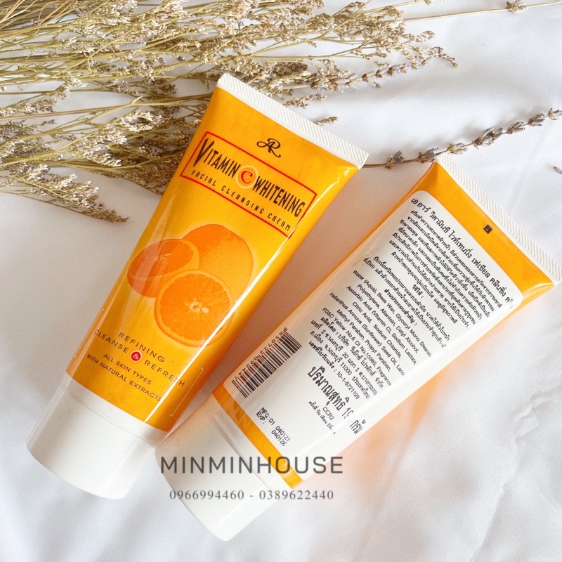 Sữa Rữa Mặt Cam Vitamin C Whiterning Aron 190ml Date 2026 (Ảnh Thật Shop Tự Chụp)