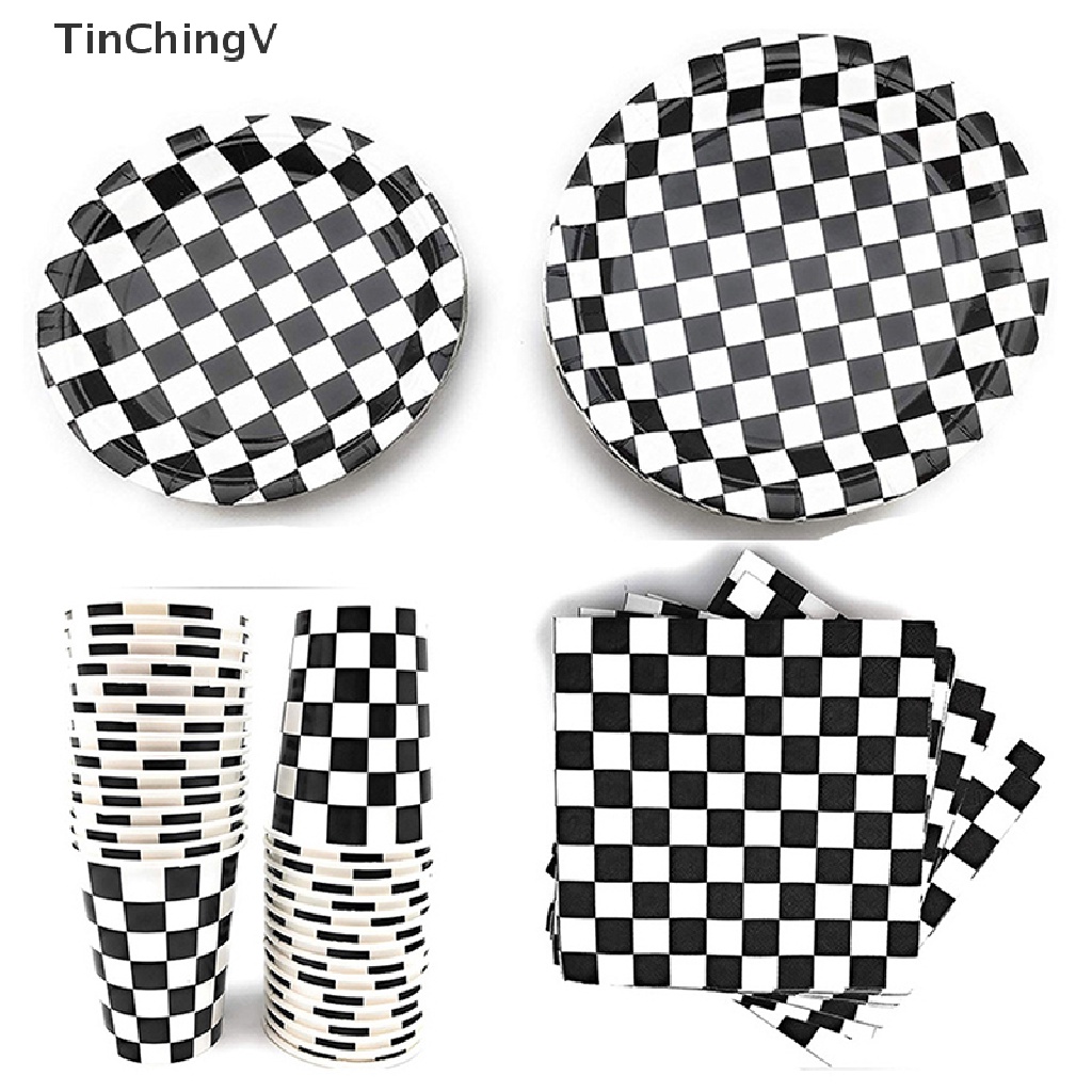 Set 10 / 20 Khay Giấy Đựng Trang Sức Màu Trắng Đen Tiện Dụng