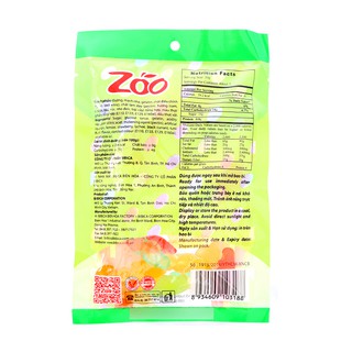 Kẹo Dẻo Zoo Hương Trái Cây 100g