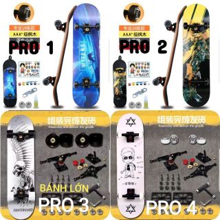[WITESS chính hãng] Sỉ Ván trượt skateboard cao cấp Abec 11 SIZE 80x 20 Loại bánh AAA+