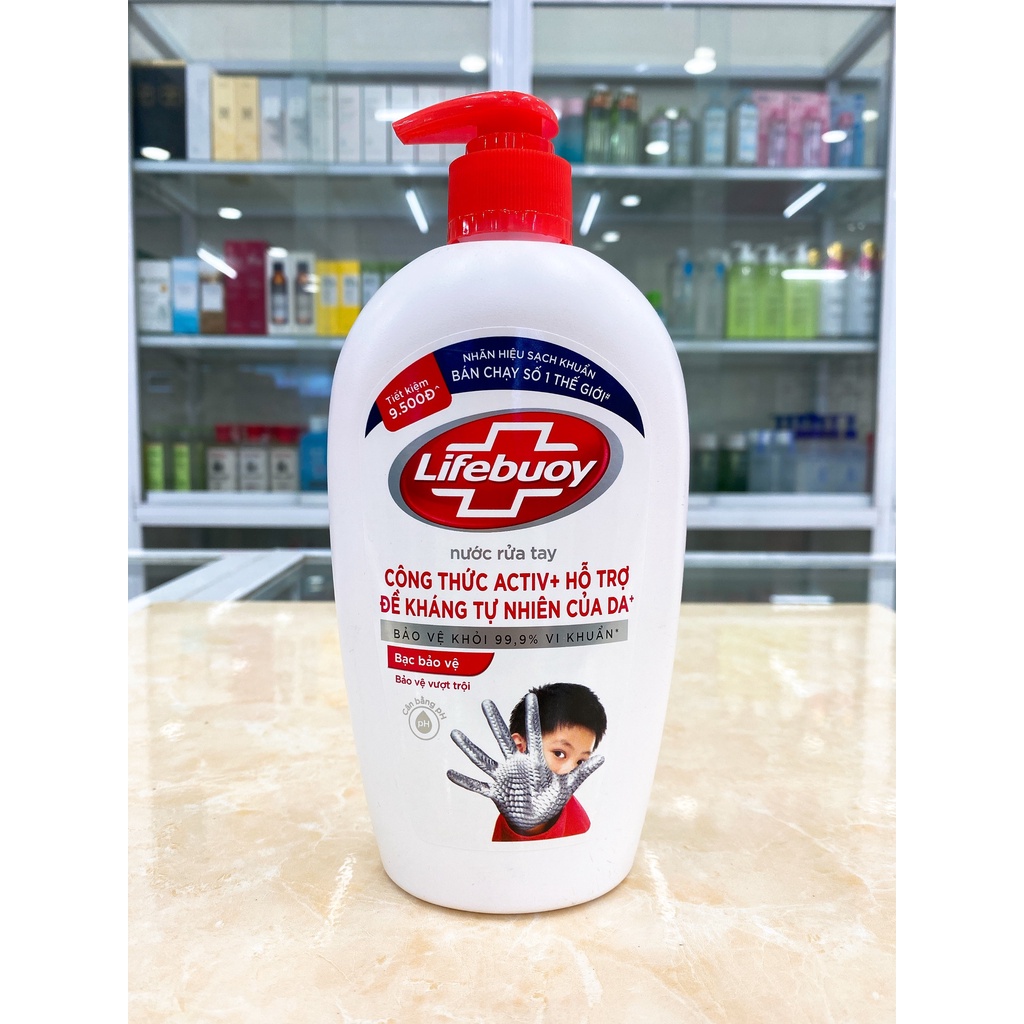 Nước Rửa Tay Lifebuoy  Bảo Vệ 450g Chính Hãng Công Ty