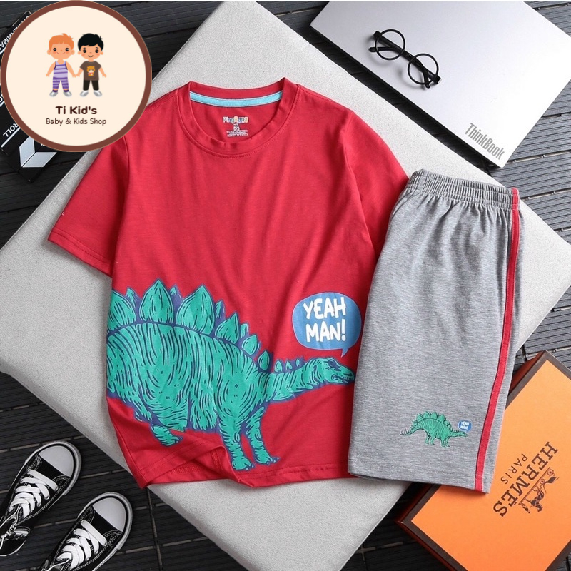 Bộ quần áo bé trai size đại siêu đẹp chất cotton 100%