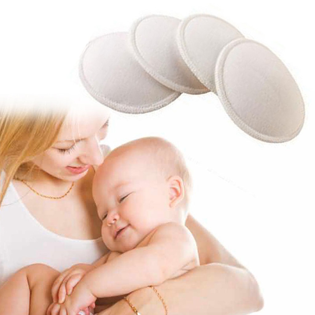Bộ 4 Miếng Đệm Hút Sữa Mẹ Tái Sử Dụng Tiện Lợi