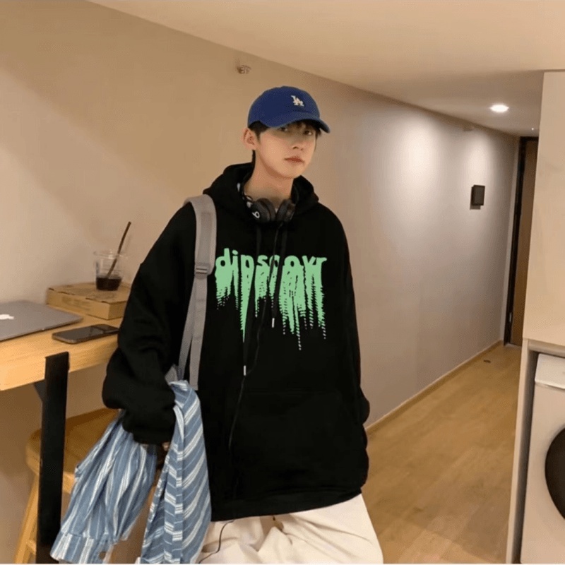 Áo hoodie In Chữ Phong Cách Nhật Bản Thời Trang Cao Cấp Dành Cho Nam M-5XL