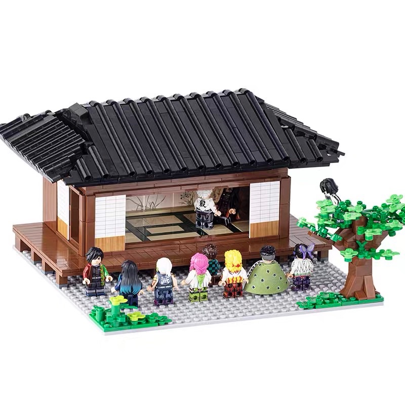 Mô hình LEGO Anime Thanh Gươm Diệt Quỷ  để trang trí bàn học, Kệ sách, góc Gaming,...