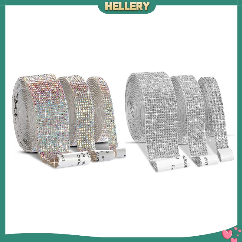 Cuộn Dây Ruy Băng Đính Đá Pha Lê Tự Dính Dùng Trang Trí DIY