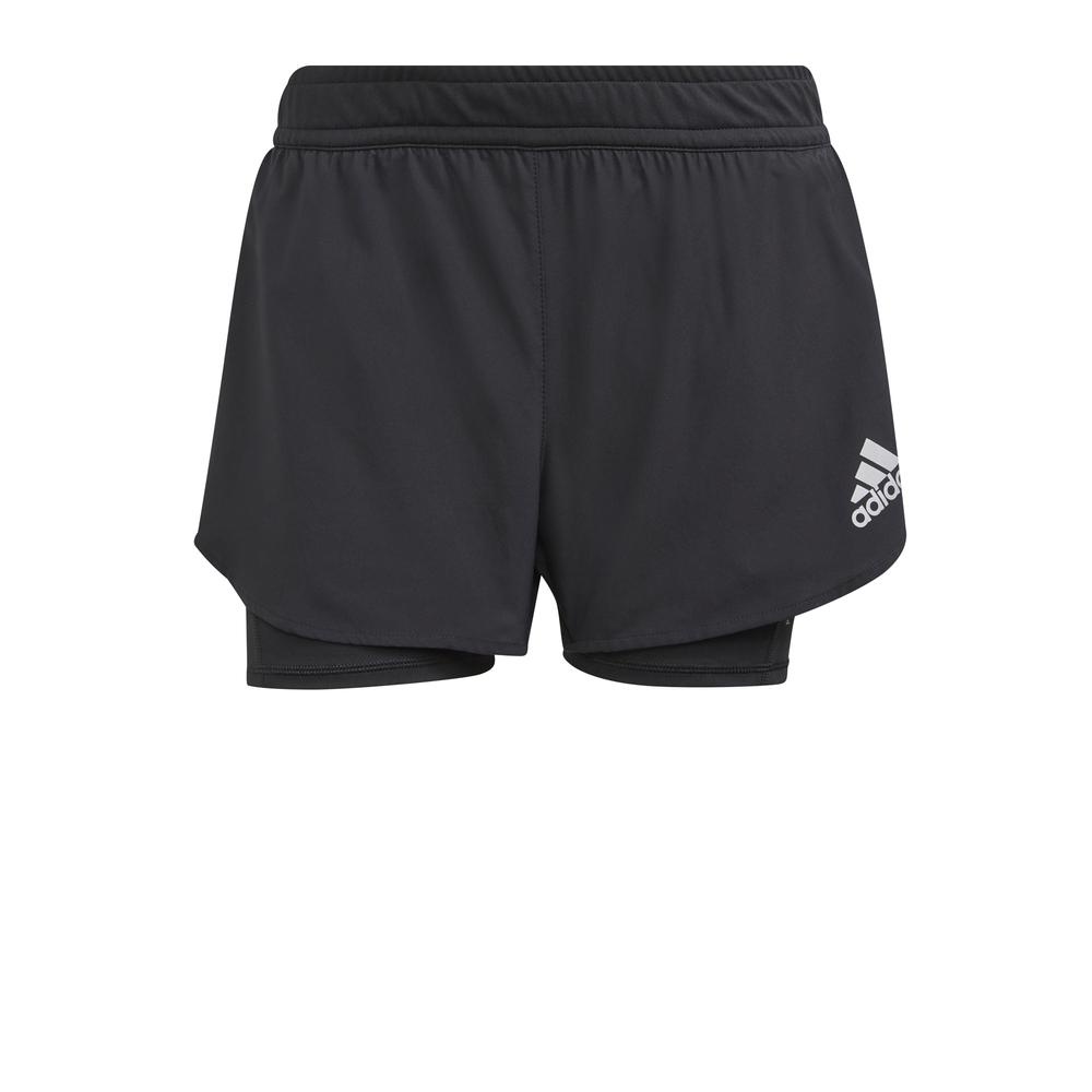 Quần Ngắn adidas RUNNING Nữ Quần short 2 trong 1 Fast Primeblue Màu đen GN4409