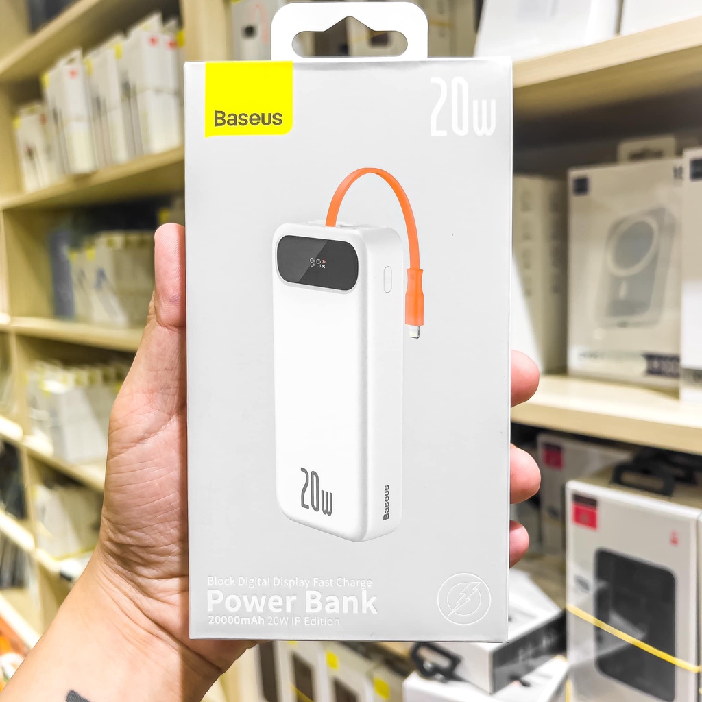 Sạc dự phòng Baseus Block Digital Display Fast_Charge 20000mAh 20W