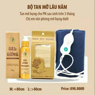 Đai quấn nóng tan mỡ bụng
