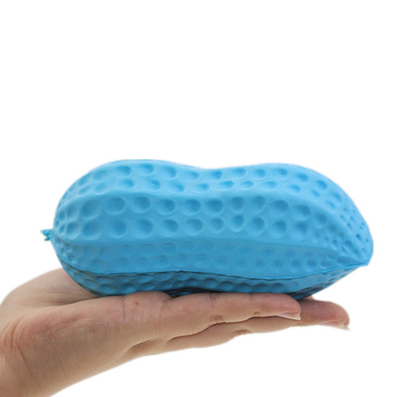 Đồ chơi bóp tay hình hạt đậu phộng lớn 14.5cm giúp giảm căng thẳng