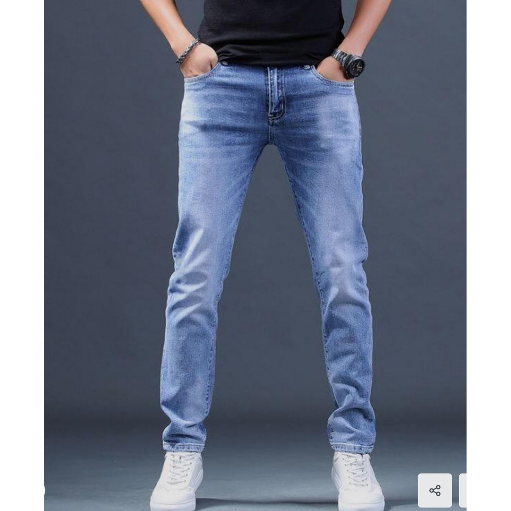 quần jean nam co giãn ống côn | BigBuy360 - bigbuy360.vn