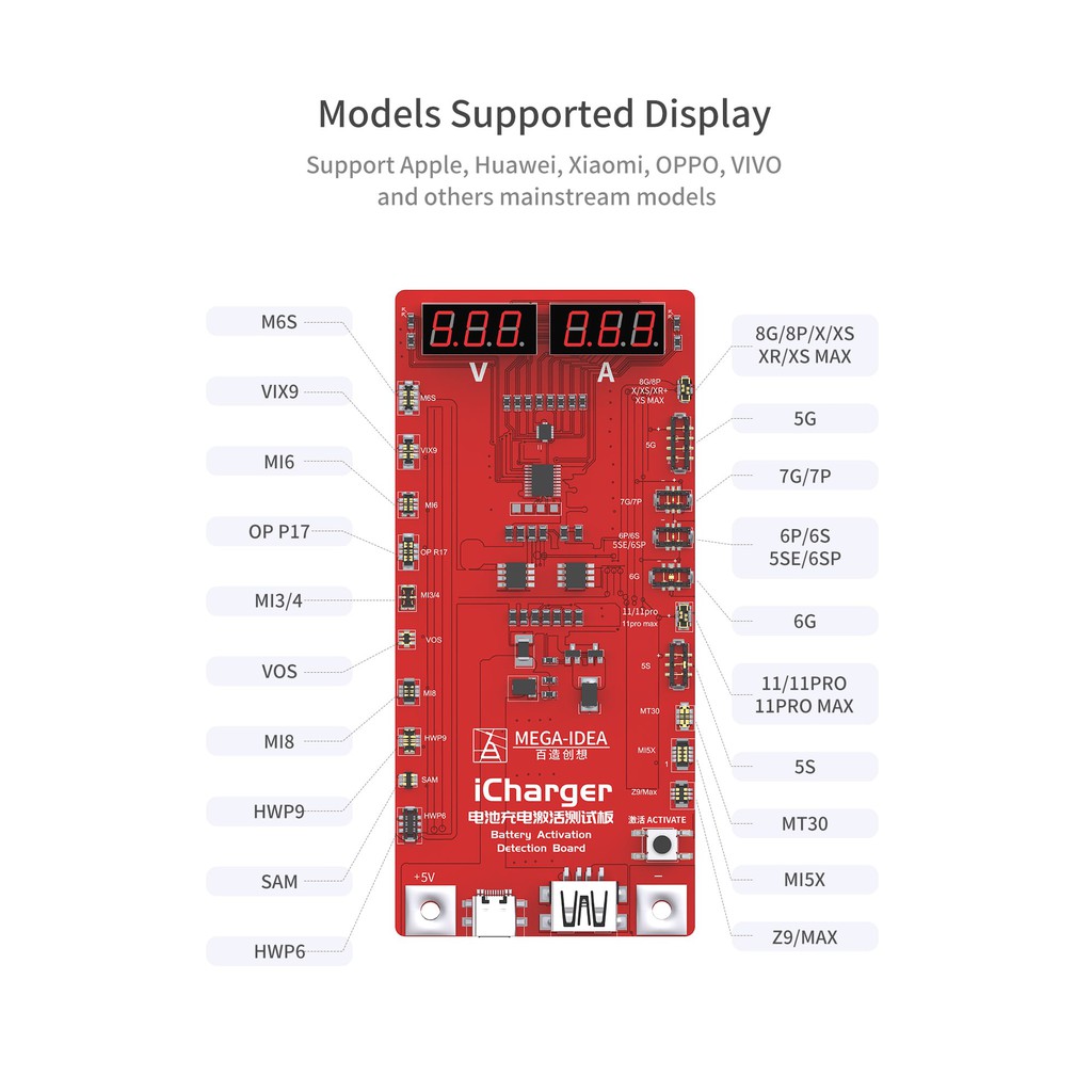 Đế kích pin đa năng cho iPhone và Android giá rẻ