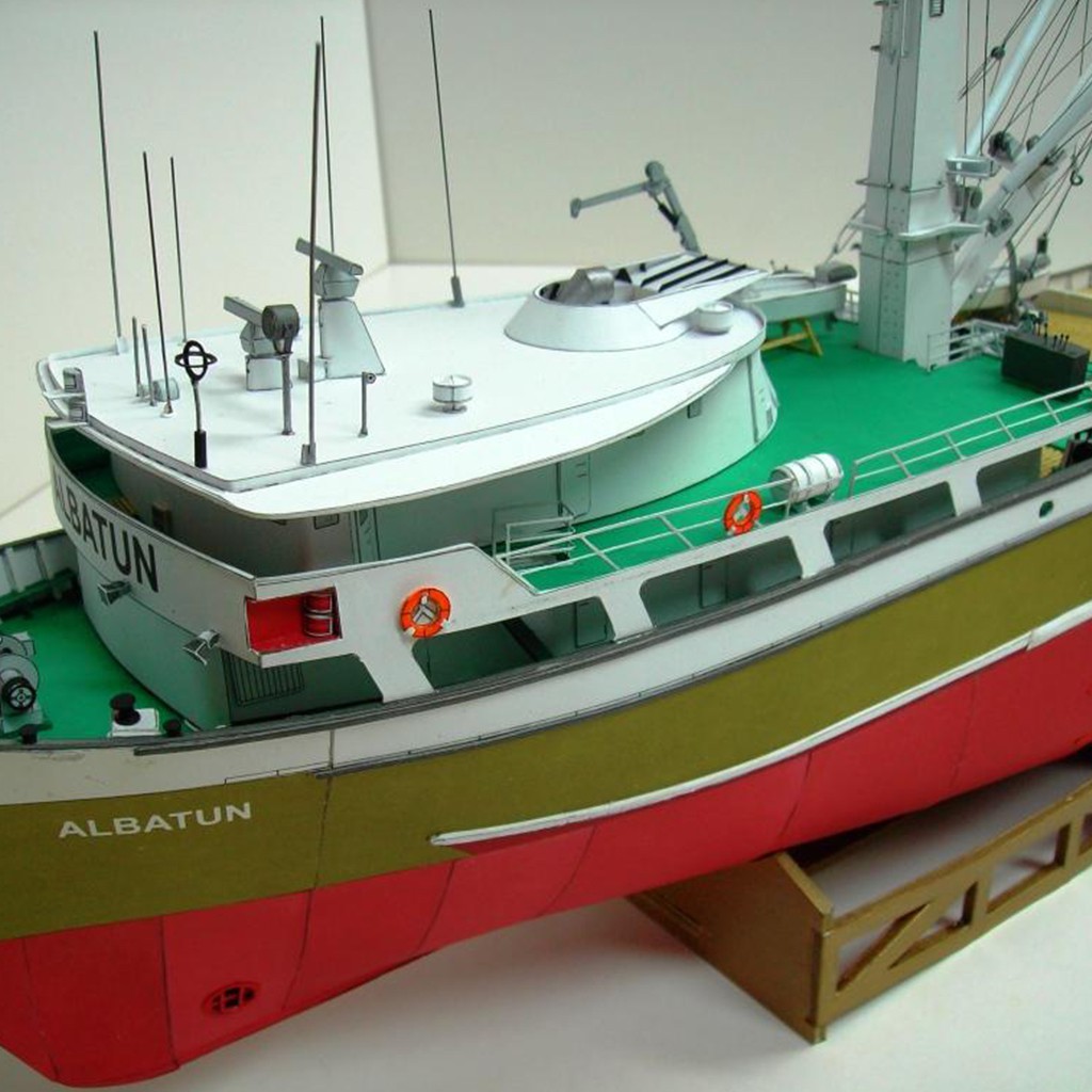 Mô hình giấy tàu thuyền Fly Model 113 - Albatun