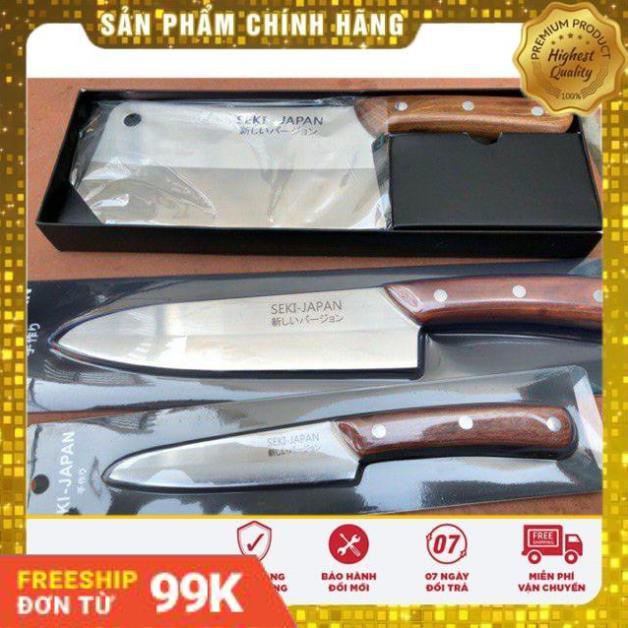 Bộ Dao Kéo Cao Cấp Seki Nhật Bản 4 Món - Hàng nội địa nhật - BH 3 Tháng