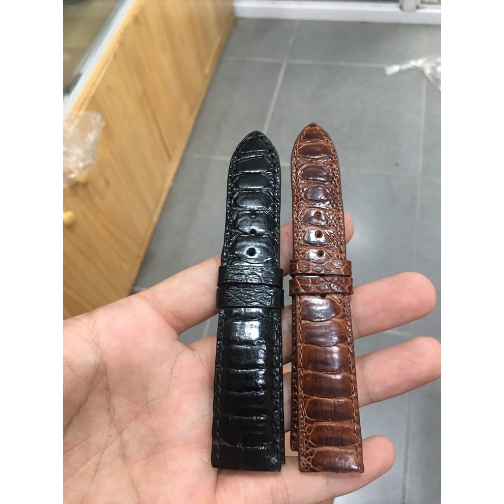 Dây đồng hồ da vẩy chân đà điểu