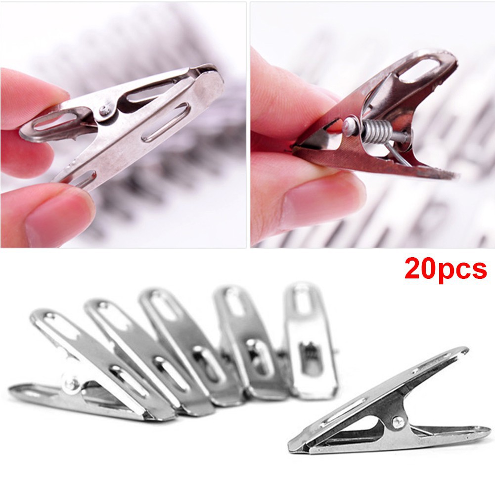20 Kẹp quần áo inox cao cấp siêu đẹp