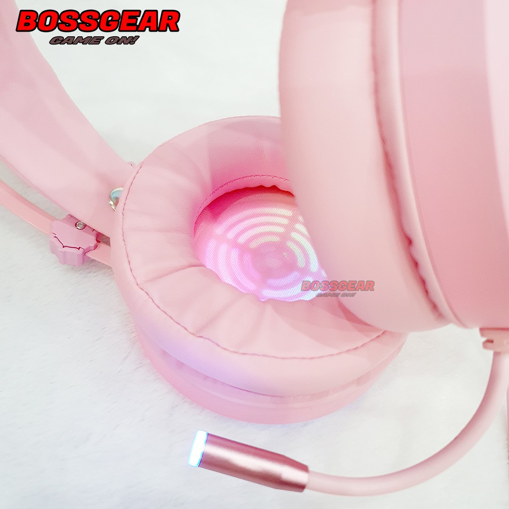 Tai nghe Gaming E-Dra EH412 Pink ( Màu hồng, âm thanh vòm 7.1, LED RGB, Vành tai lớn) | BigBuy360 - bigbuy360.vn