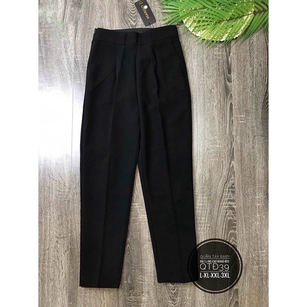 QUẦN TÂY BIGSIZE DÀI LƯNG CAO KHOÁ KÉO 50-100kg