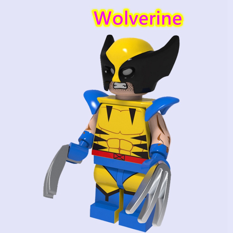 Đồ Chơi Lắp Ráp Mô Hình Nhân Vật X-Men Wolverine Cho Trẻ Em