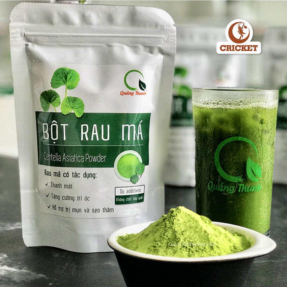 Bột Rau Má Quảng Thanh 50g sấy lạnh Nguyên Chất Giúp Thanh Nhiệt Cơ Thể, làm đẹp da, cung cấp chất xơ, thải độc