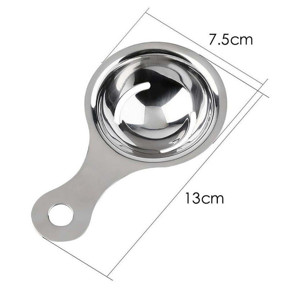 1 Dụng Cụ Tách Lòng Đỏ Trứng Bằng Thép Không Gỉ Chất Lượng Cao