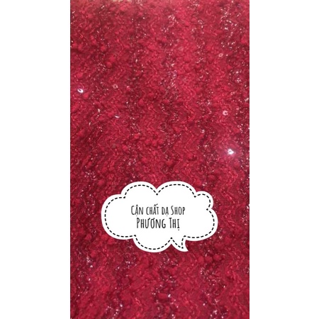 Váy dạ kim tuyến cổ V viền ren màu đỏ siêu tôn da (hàng sẵn) | BigBuy360 - bigbuy360.vn