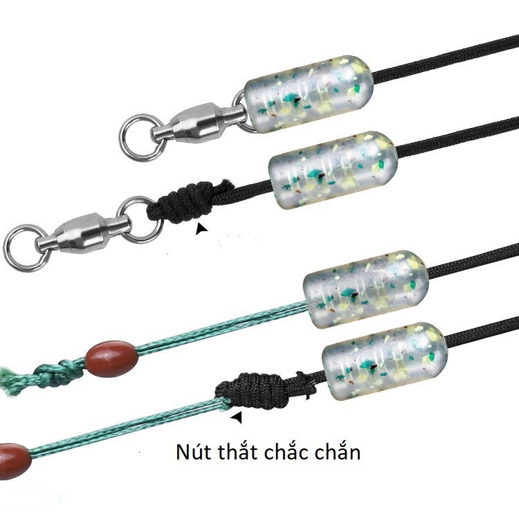 Trục Câu Đài Buộc Sẵn Nylon Cao Cấp Trục Săn Hàng Chuyên Câu Cá Lớn Bọc Silicon Siêu Bền DC24