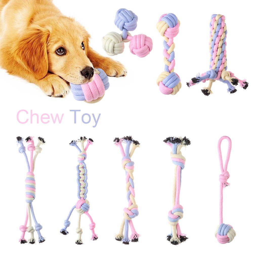 Bóng Đồ Chơi Bằng Dây Cotton DAPHS Chống Cắn Cho Thú Cưng