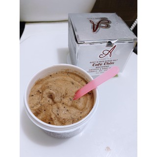 Tẩy tế bào chết cafe chồn