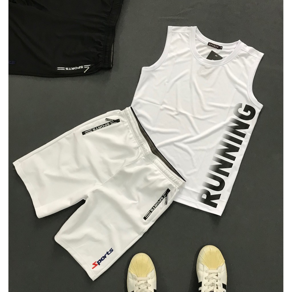 set thể thao nam áo ba lỗ cực mát | BigBuy360 - bigbuy360.vn