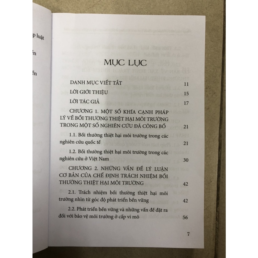Sách Pháp luật về bồi thường thiệt hại môi trường ở Việt Nam - Lý luận và thực tiễn