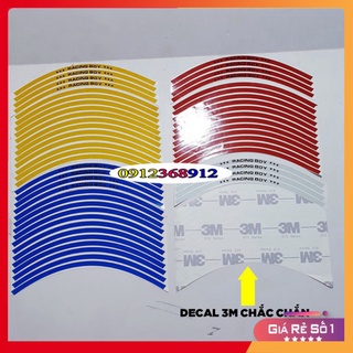 🌴TEM PHẢN QUANG RCB (3M) DÁN MÂM XE MÁY –OTO ( GIÁ 1 BỘ)🌴 (Ảnh Sp thật)