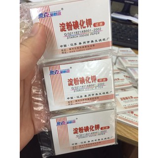Giấy tinh bột phát hiện iod