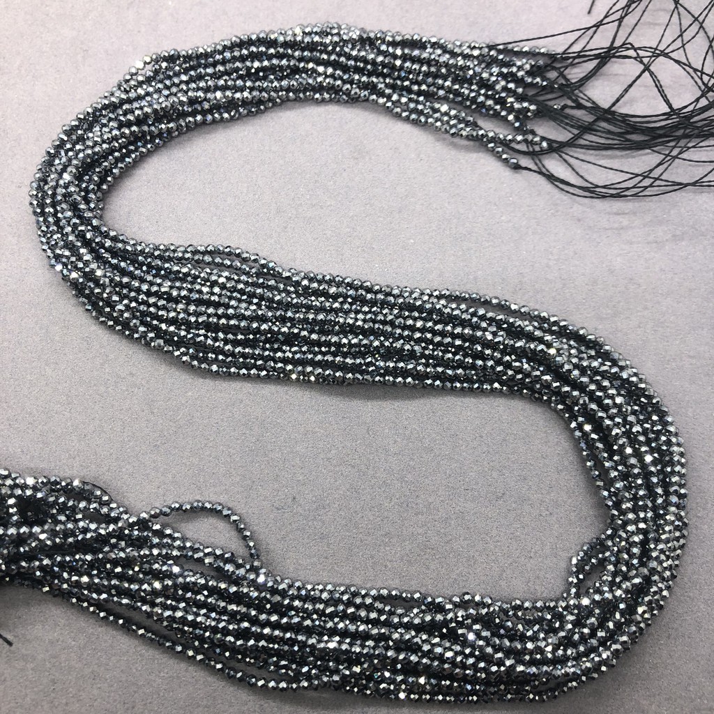 Chuỗi Hạt Đá Tự Nhiên 2 / 3 / 4mm Dùng Làm Đồ Trang Sức Thủ Công