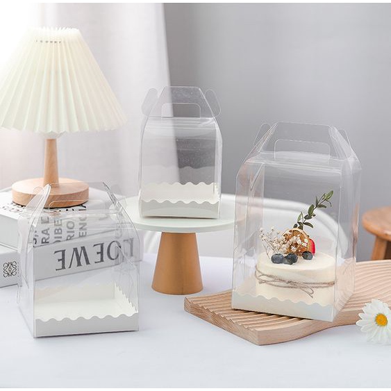 SET 5 HỘP BÁNH MICA MINI SIZE 19.5CM