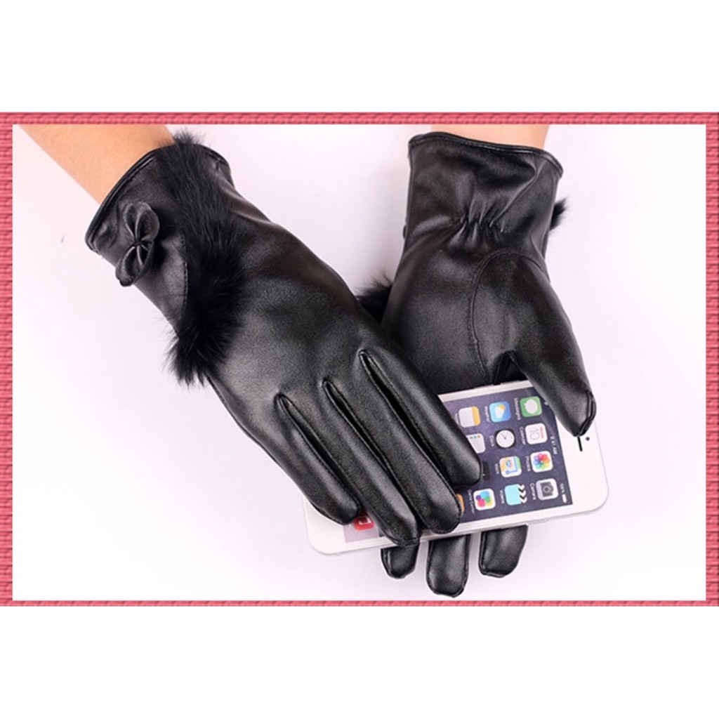 Găng tay nam, bao tay da nam thiết kế đẹp mắt lót lông giữ ấm mùa đông chống nước không nổ mẫu hot hiện nay | BigBuy360 - bigbuy360.vn
