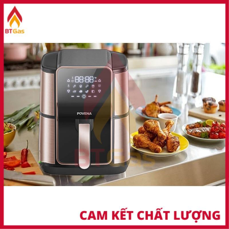 [Mã ELHADEV giảm 4% đơn 300K] Nồi Chiên Không Dầu Điện Tử 6.5L Povena PVN-6265 / Hàng Việt Nam Chất Lượng Cao