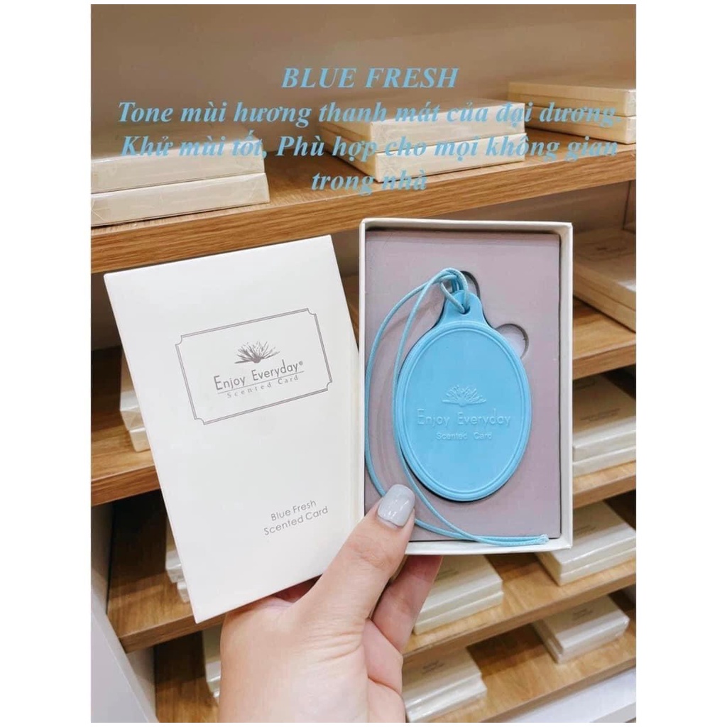 Sáp Thơm treo Tủ Quần Áo, Treo Ô Tô, Nhà Vệ Sinh Khử Mùi Ẩm Mốc, Thẻ Thơm Enjoy Everyday Scented Card