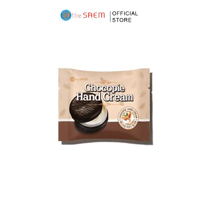 Kem dưỡng trắng da tay The Saem Chocopie Hand Cream Almond Milk (35ml)