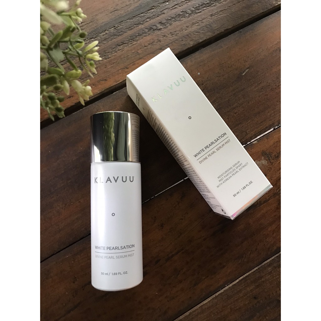 [ĐỦ BILL] XỊT KHOÁNG NGỌC TRAI KLAVUU WHITE PEARLSATION DIVINE PEARL SERUM MIST