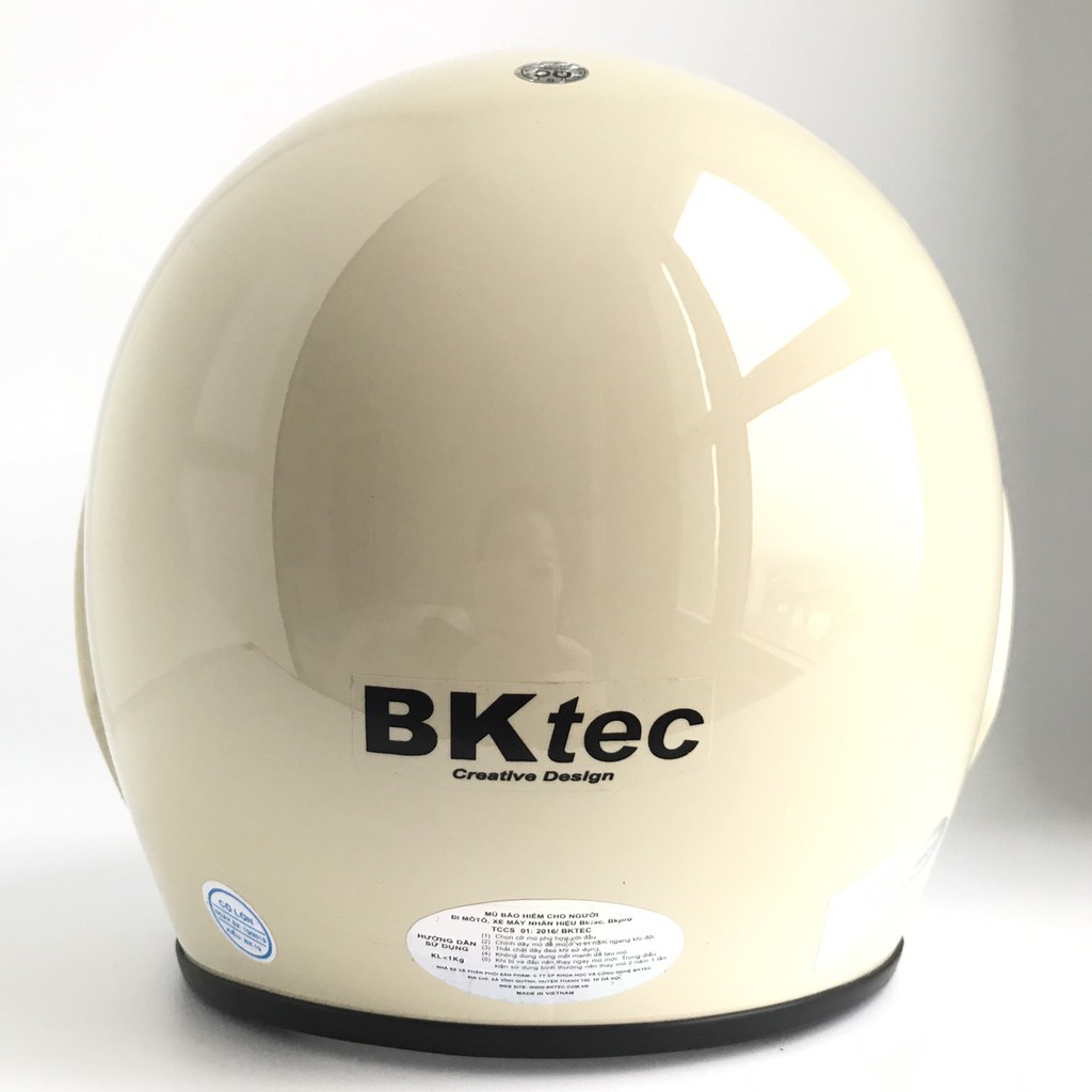 Mũ bảo hiểm trùm 3/4 đầu - BKtec - BK19 - Hàng chính hãng - Giá siêu sốc (mầu tùy chọn)