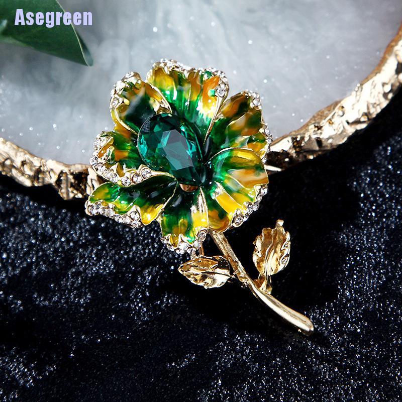 Ghim cài áo hình bông hoa xinh xắn thời trang