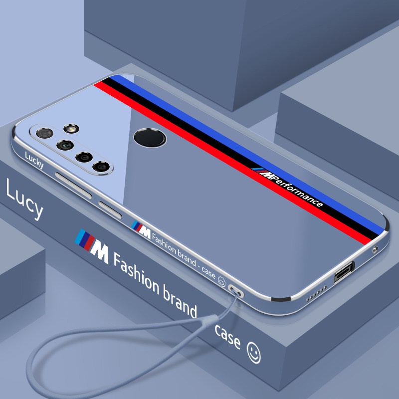 Ốp Điện Thoại Mạ Thẳng Siêu Mỏng Cho realme 5 5i 6i c3 c11 c15 c25 c12 7i 8i 8 8 pro