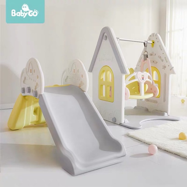 Comboo cầu trượt kèm xích đu oder ib phí ship Nhung