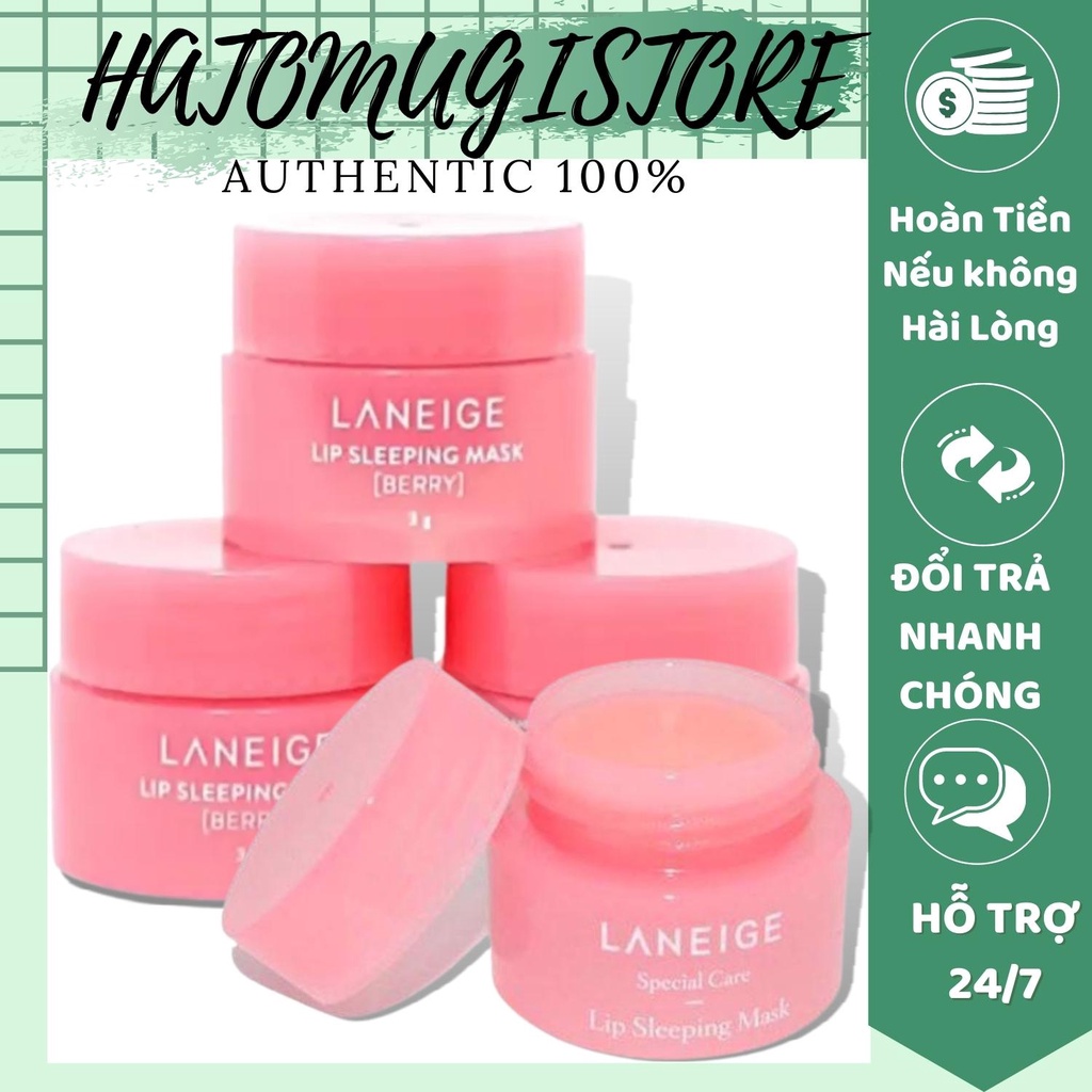 Dưỡng môi laneige [Chính_Hãng] ủ môi lanneige Hàn Quốc size mini 3g ,full size 20g